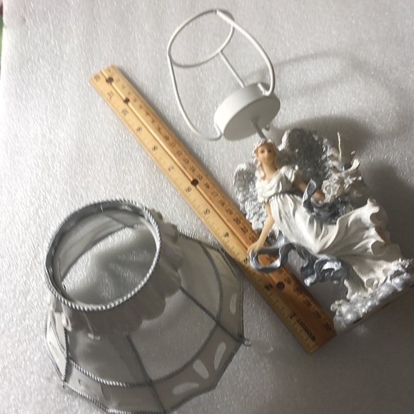 Home interiors shiny glitter Angel tea light stand - Picture 6 of 15